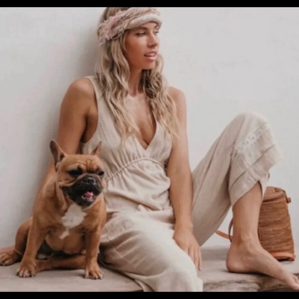 Spell Paloma linen Jumpsuit